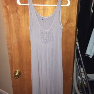 Knee-length tank top dress
